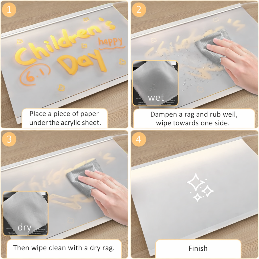 Louminous Blackboard To Project Goals